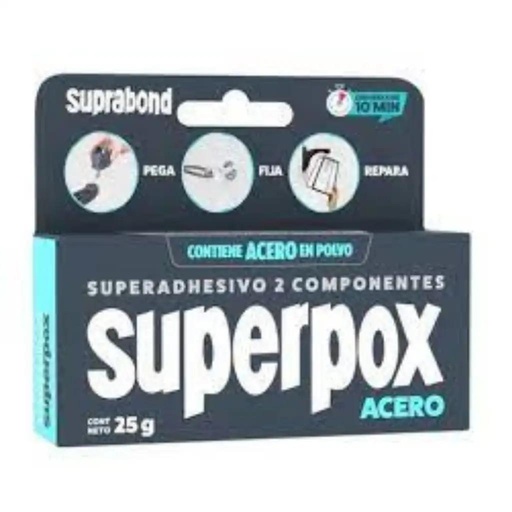 [AC1124] (AC) ADHESIVO EPOXI ACERO PASTA SUPRABOND 2 X 52.5 GR