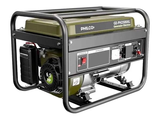 [GP35262] (GP) GENERADOR PHILCO. 6.5 HP. 2500 W. ARRANQUE MANUAL