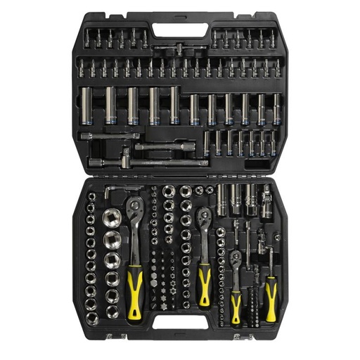 [9949912] (BB) JUEGO DE BOCALLAVES 171 PIEZAS – ENCASTRE 1/4″ – 1/2″ – 3/8″ Con Maletín
